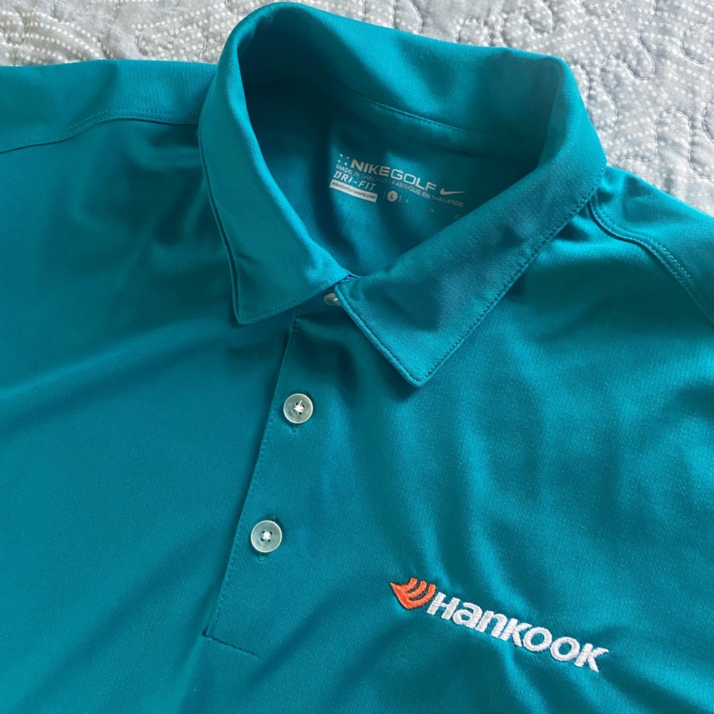 Nike Golf ⛳️ Large Teal Hankook Tires 🛞Clean great color ; ready to wear 🏌️‍♂️